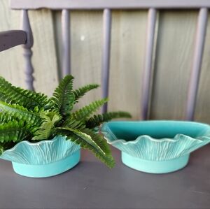 Set of Miramar Of California, Vintage Mid - Century Ceramic Planters